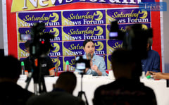 ALDEGUER-ROQUE MEETS THE PRESS